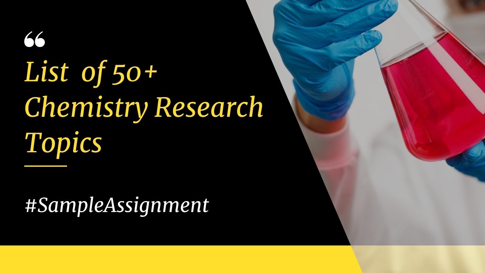 chemistry research topics