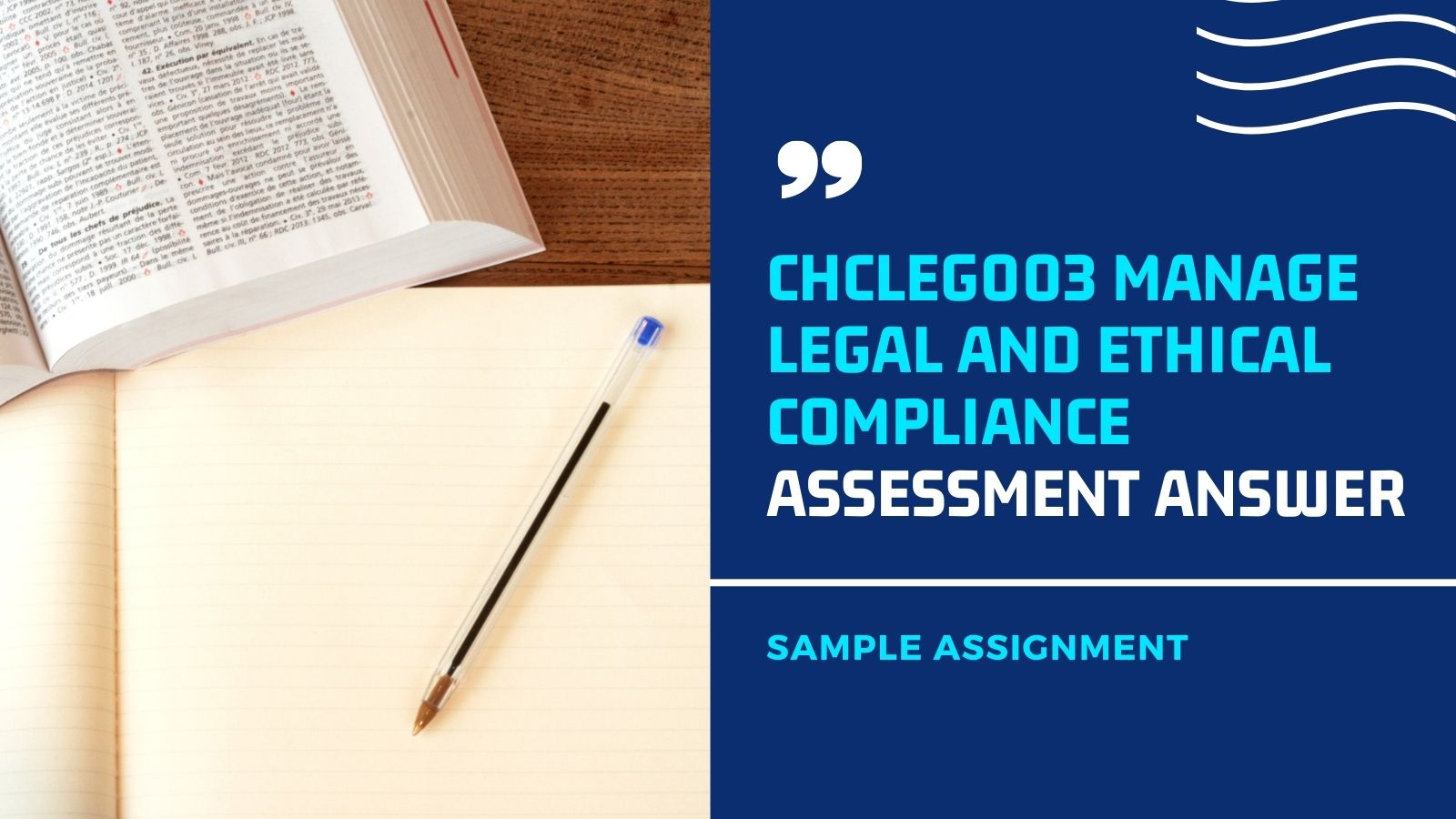 CHCLEG003 Assessment Answers