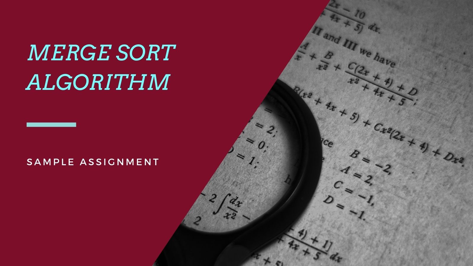 Merge Sort Algorithm