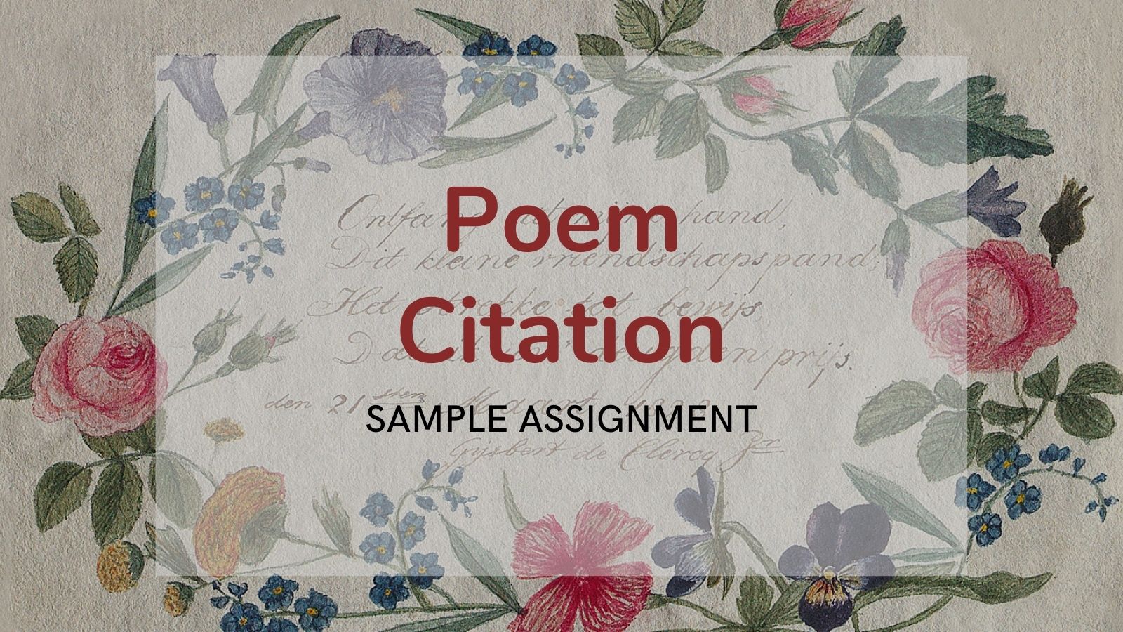 Poem Citation