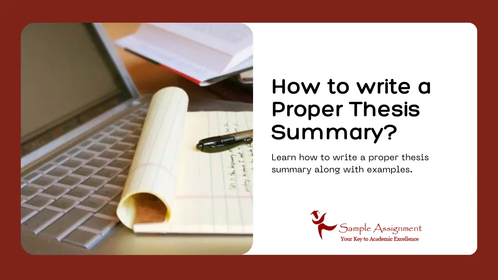 How to write a proper Thesis Summary